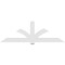 Ekena Millwork Redmond Architectural Grade PVC Gable Bracket, 96"W x 32"H x 4"D x 6"F, 8/12 Pitch GBP096X32X0406RED00 - alternate 5